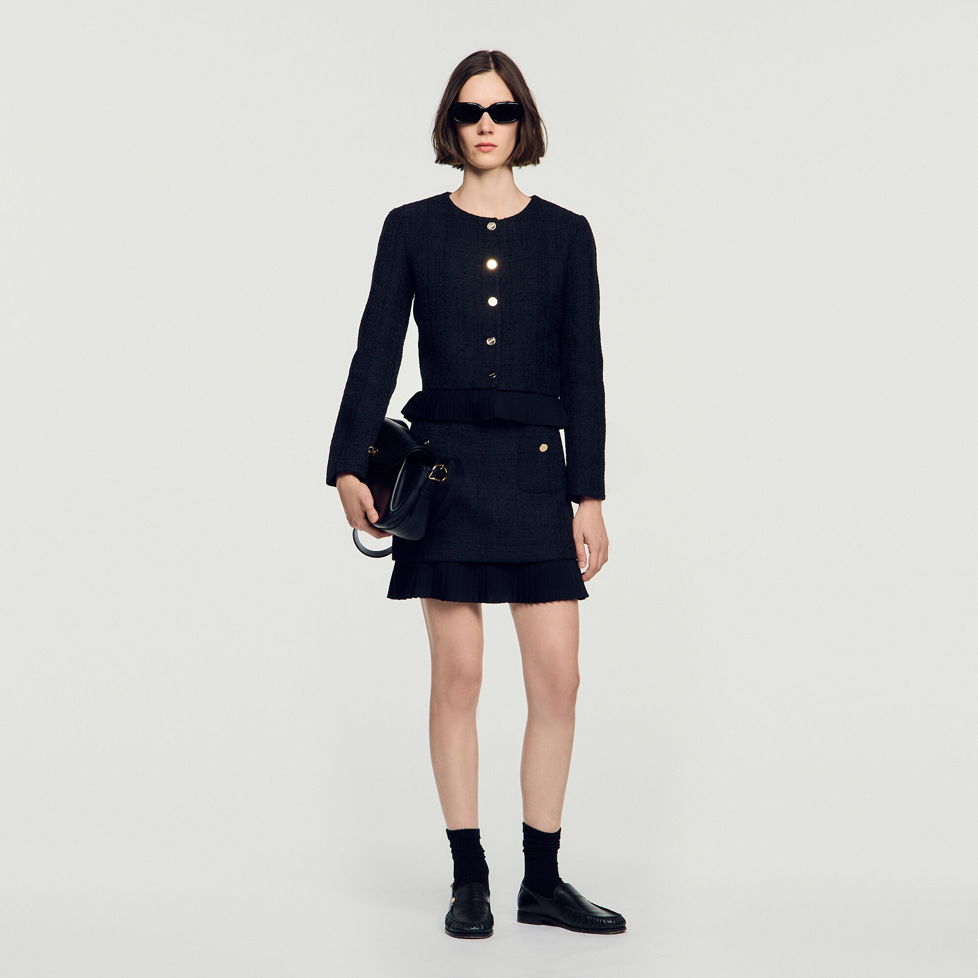 Chaqueta de tweed 2 en 1 - Mujer | Sandro
