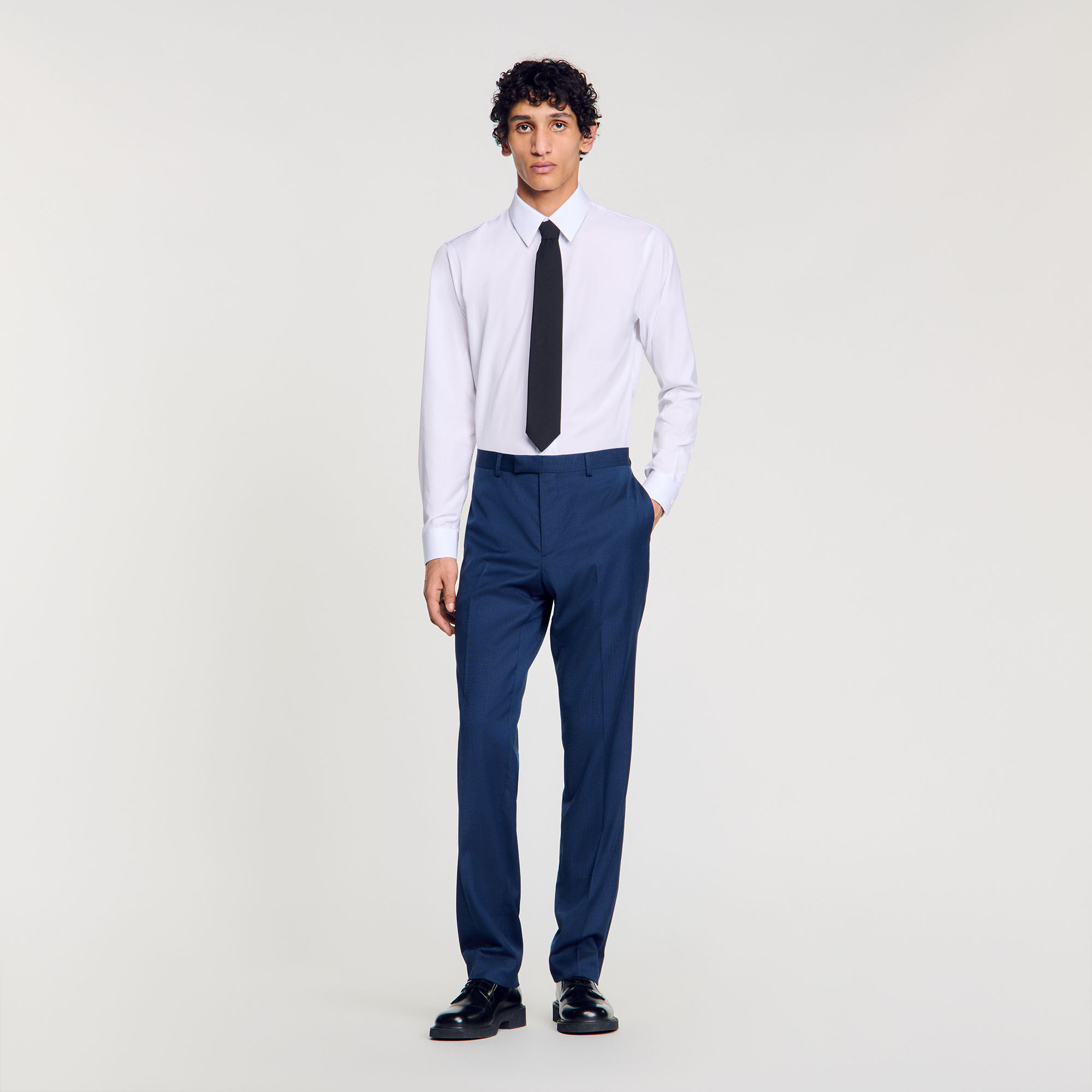 Pantalón de traje de lana