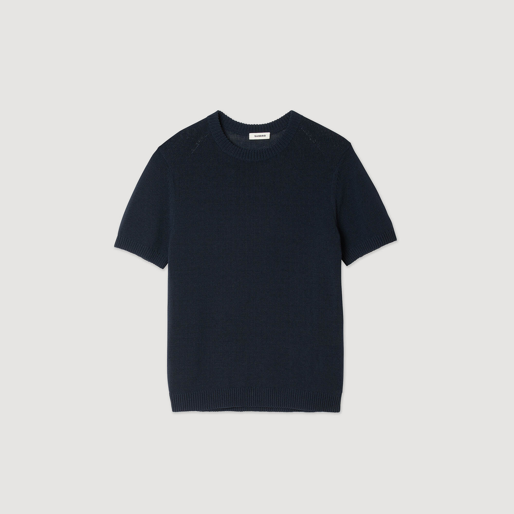 Camiseta de punto fino