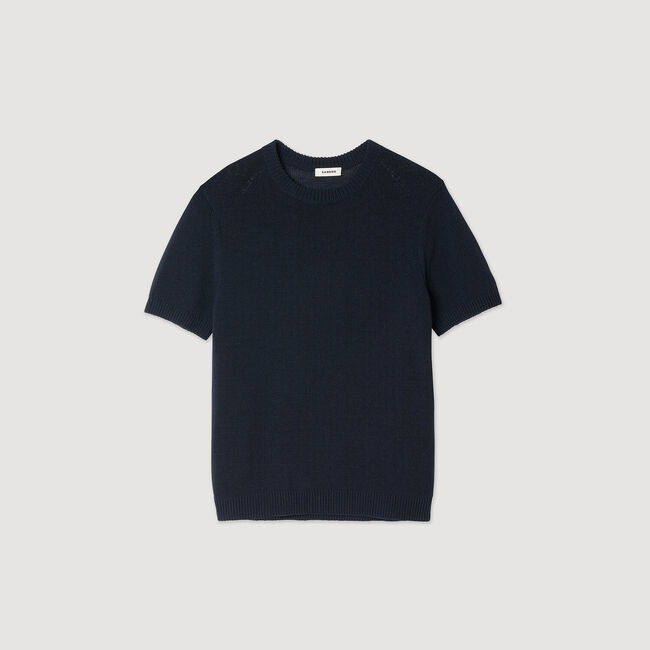 Camiseta de punto fino