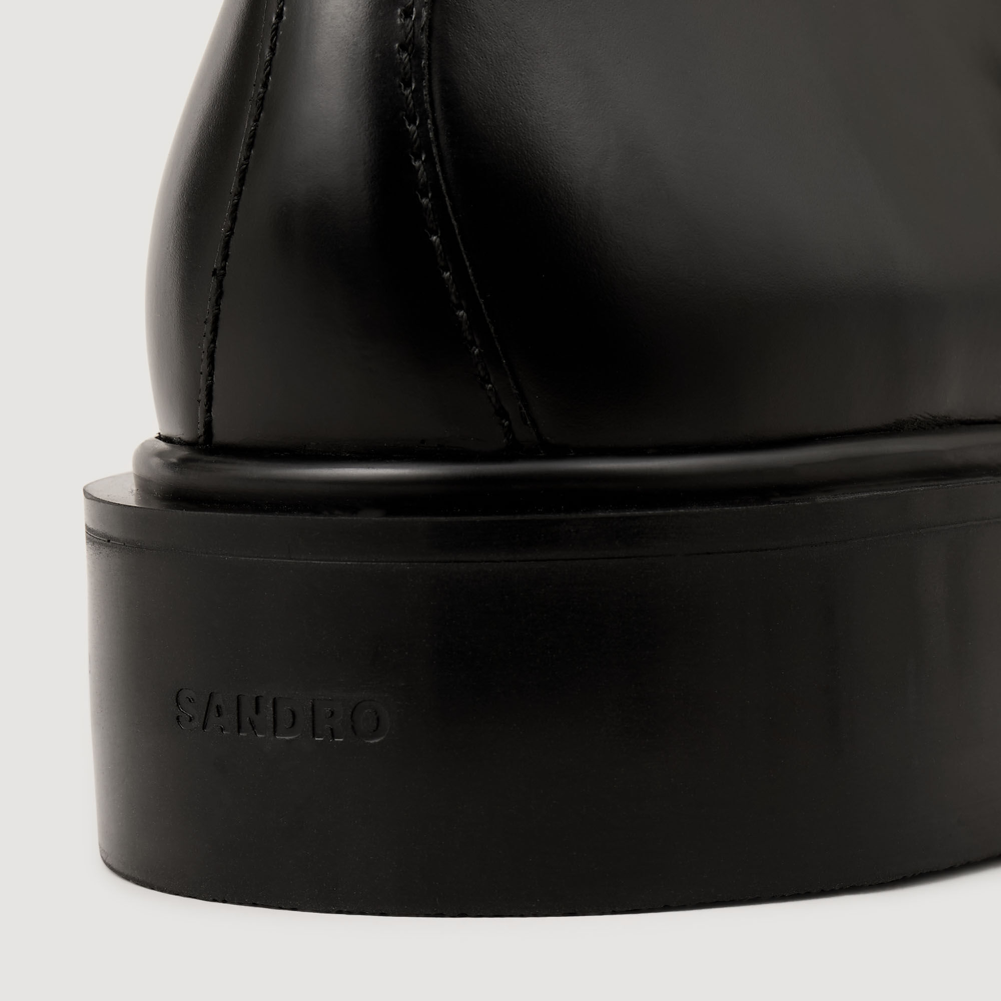 Zapatos derby de charol