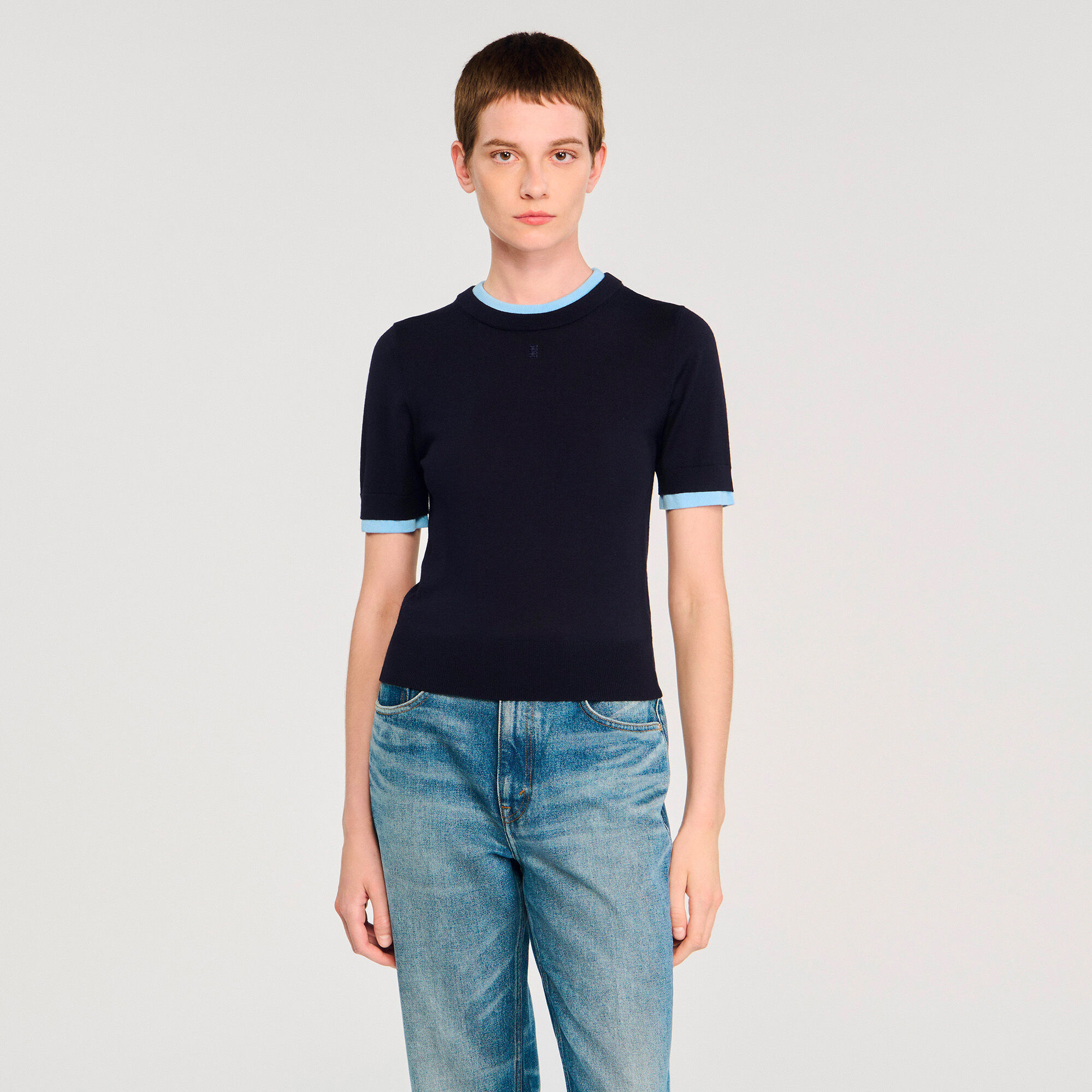 Jersey corto bicolor