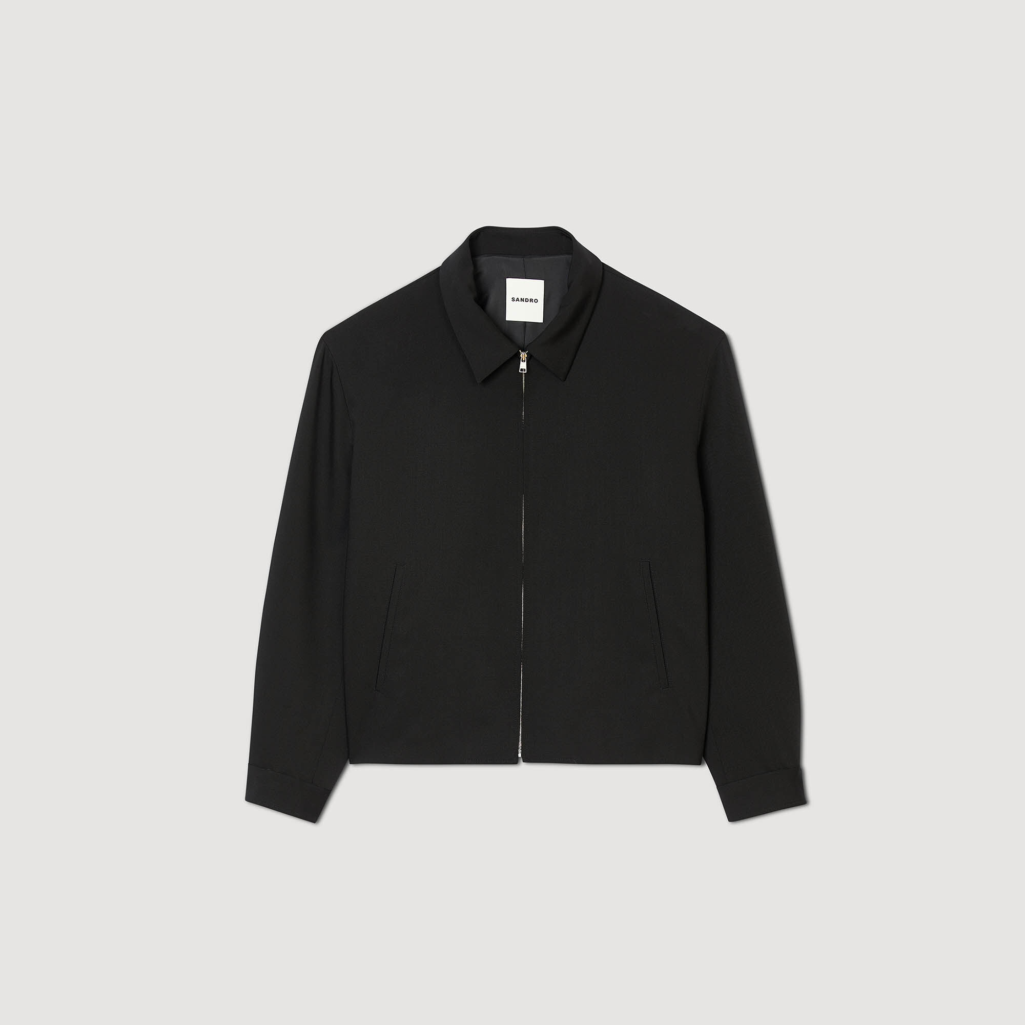 Cazadora con cremallera