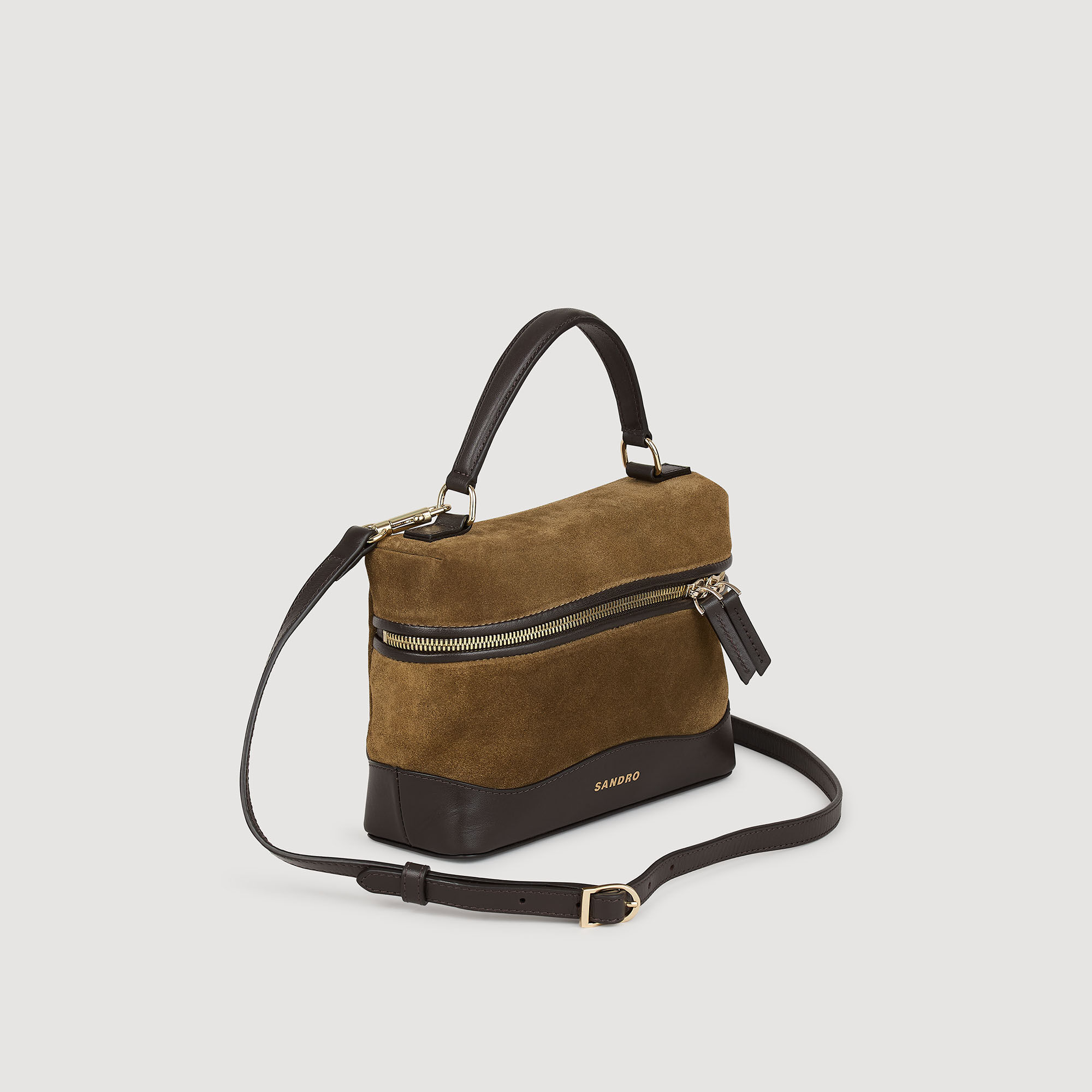 Bolso TANGOSO vanity cuero y ante