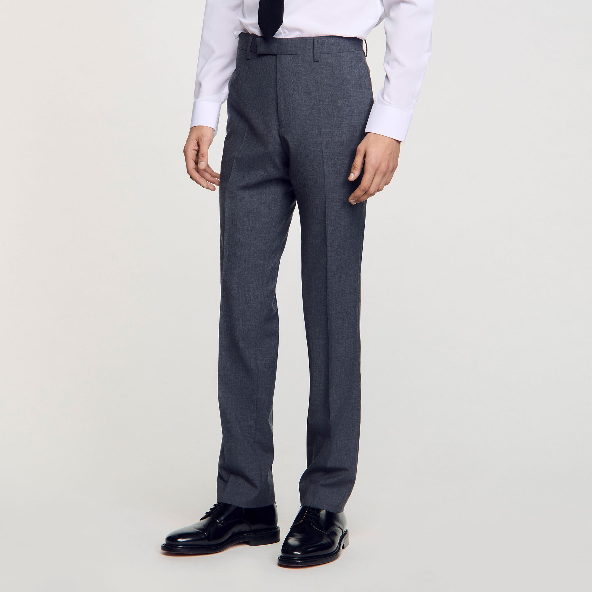 Pantalón de traje en lana