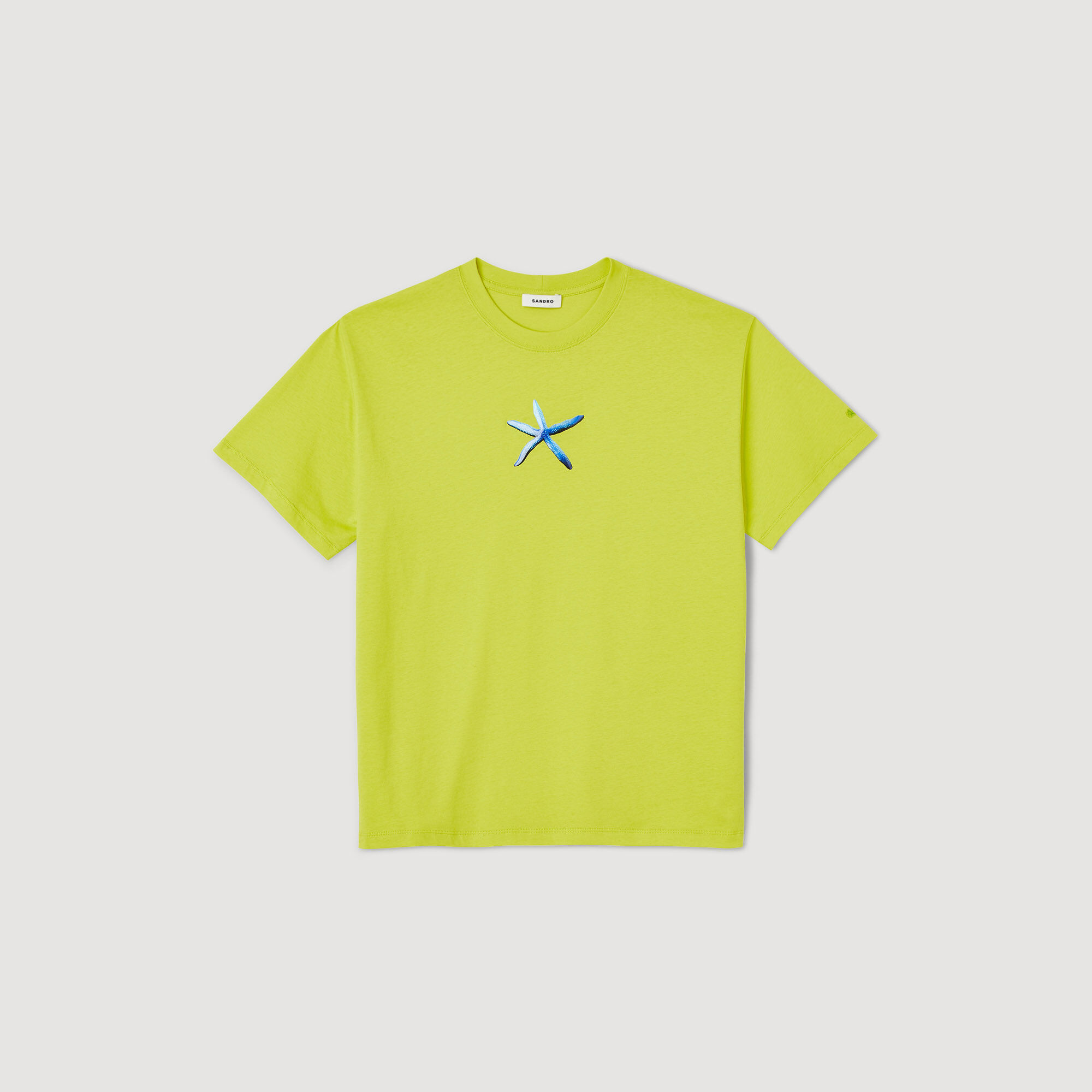 Camiseta con estampado estrella de mar
