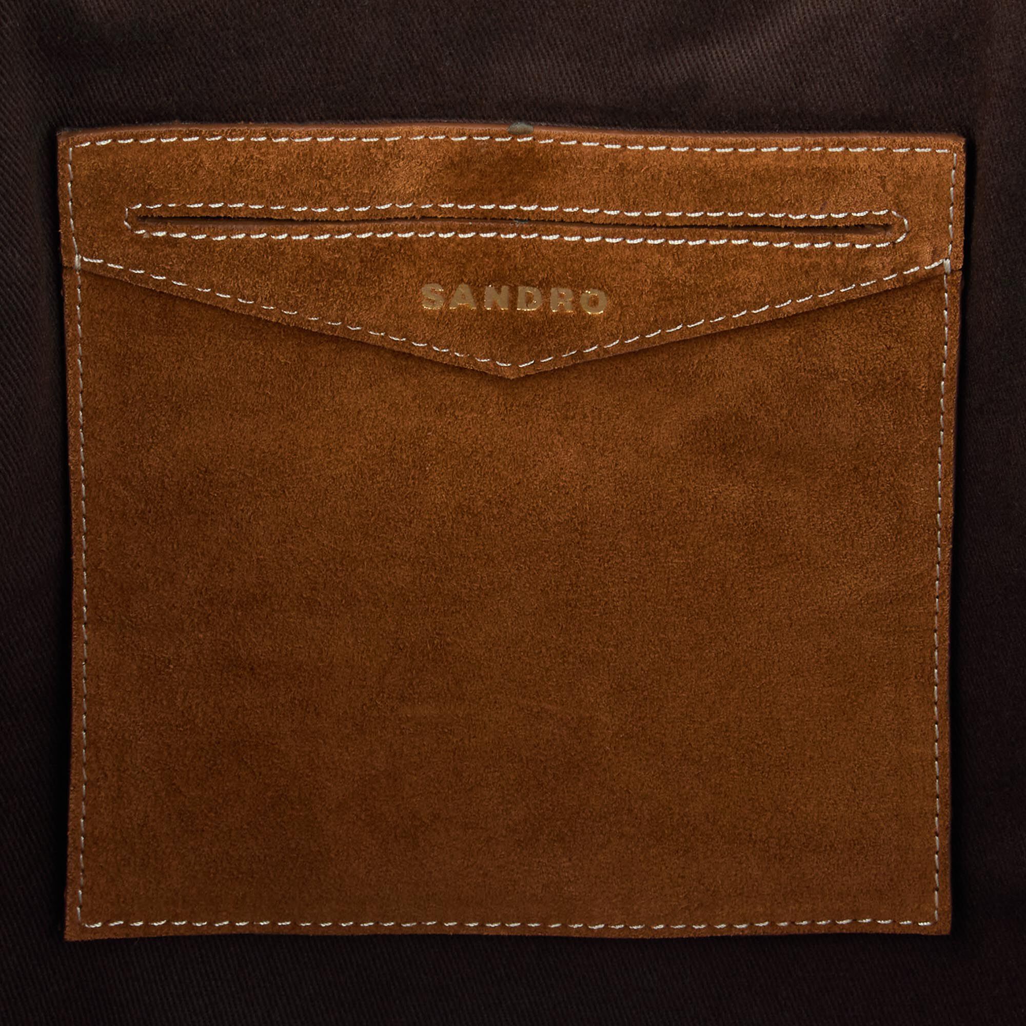 Bolso tote de ante