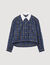 Camisa a cuadros con strass