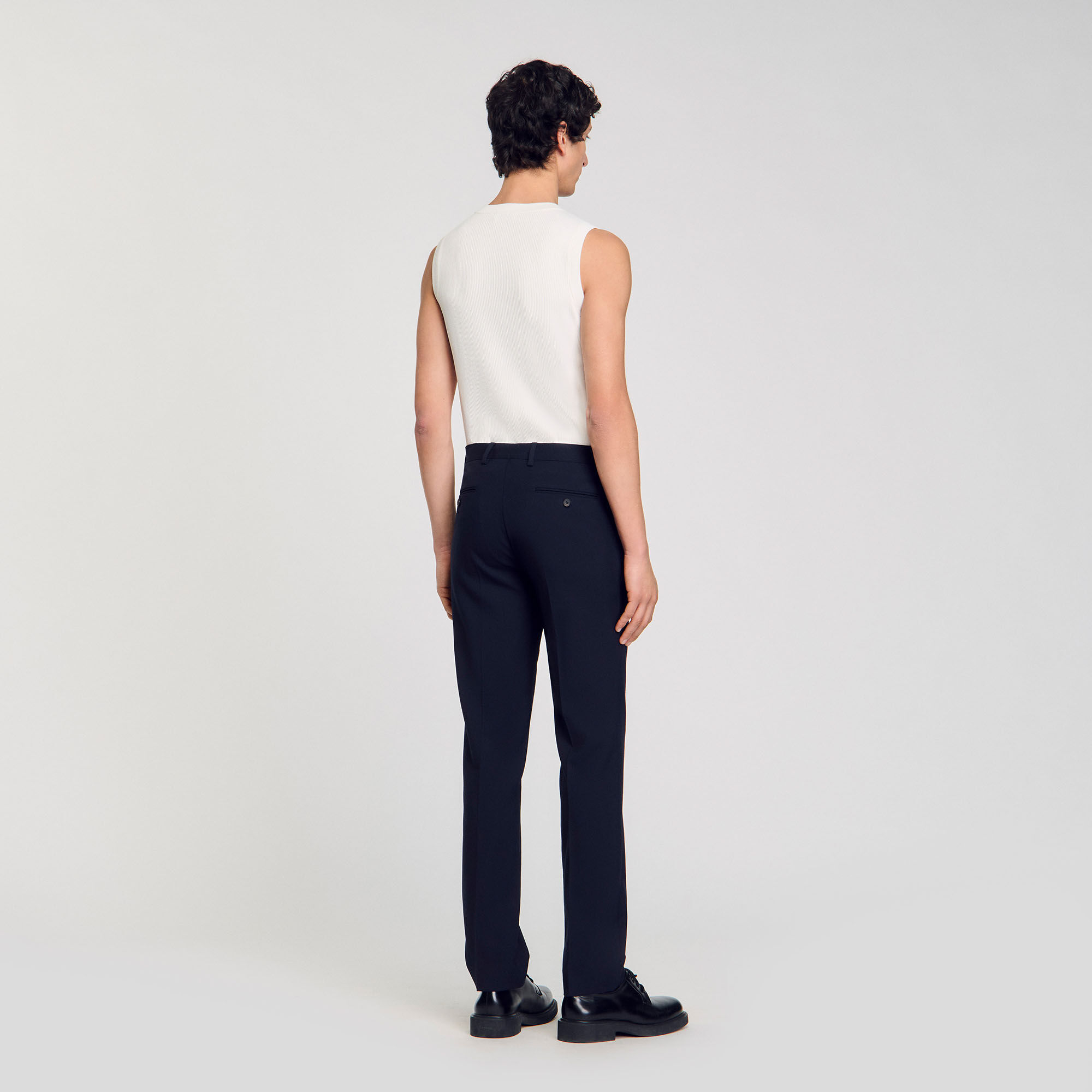 Pantalón de traje de lana