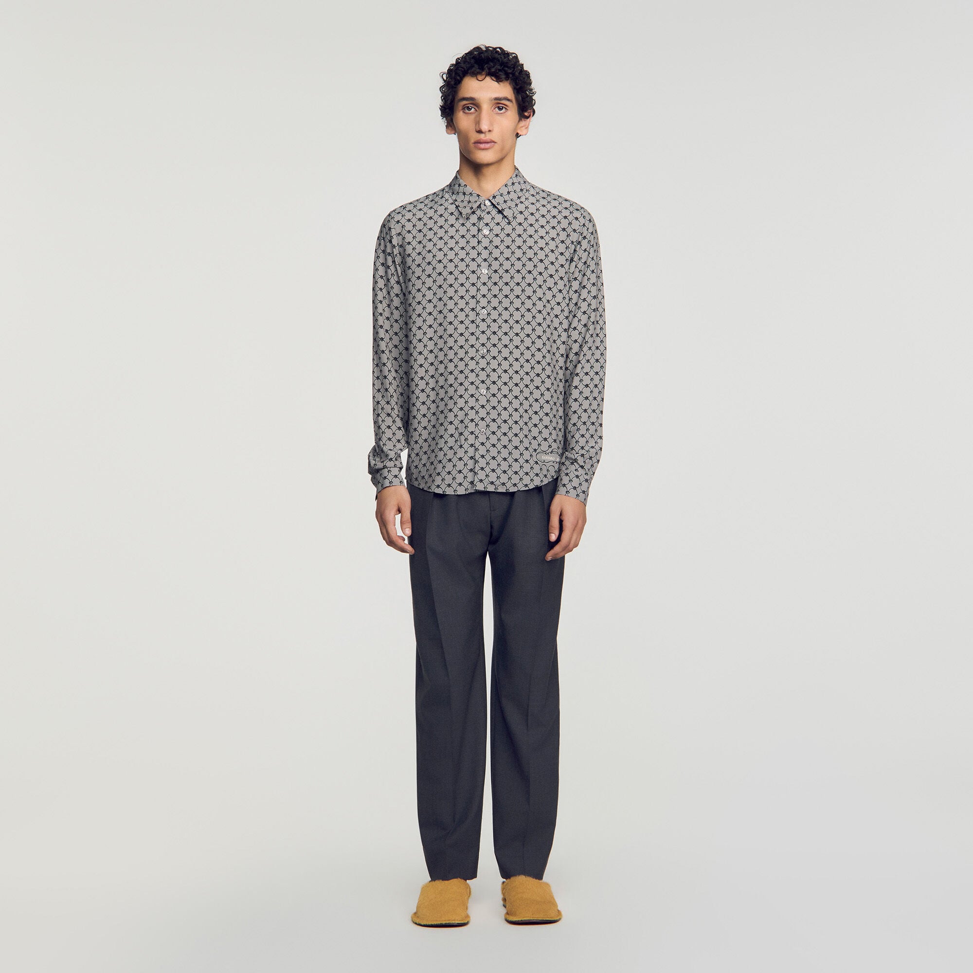 Camisa con estampado de cadena - Hombre | Sandro