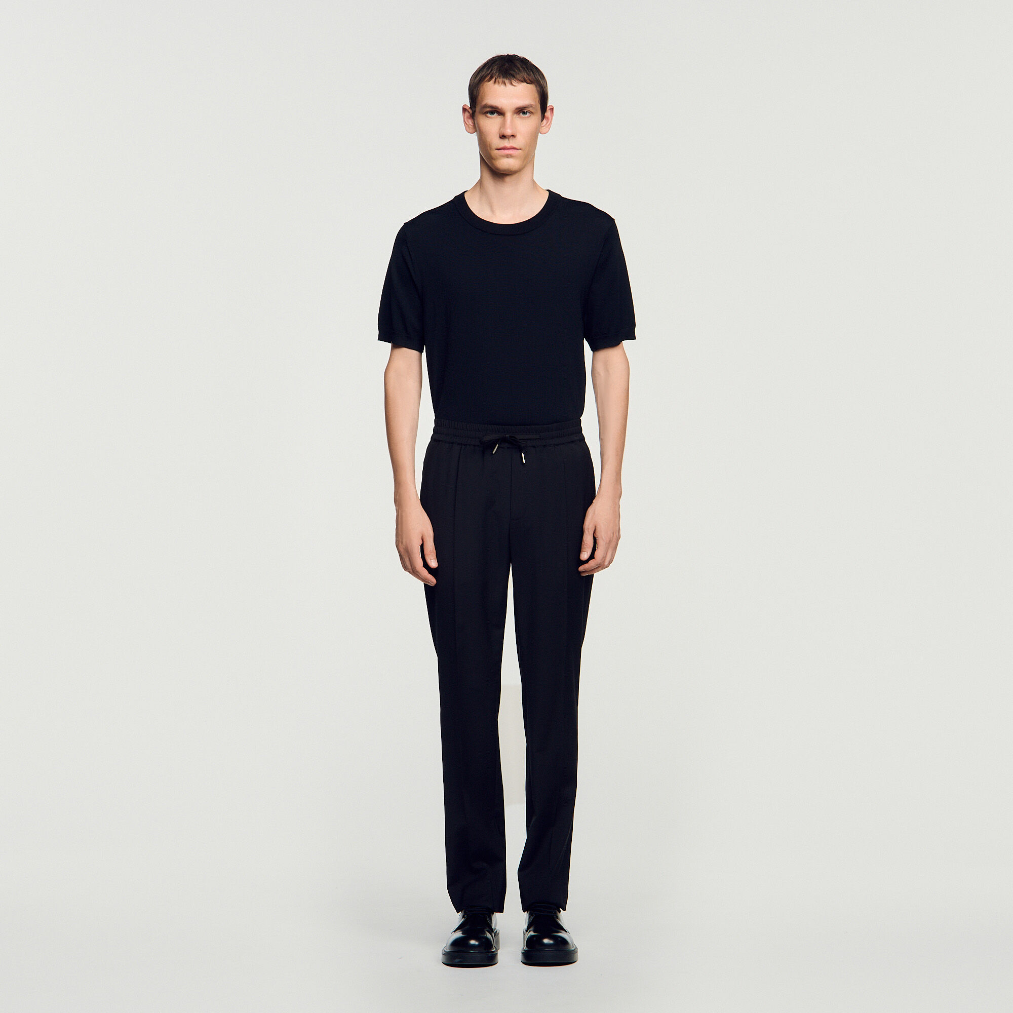 Pantal&oacute;n recto el&aacute;stico - Hombre | Sandro