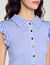 Camiseta fruncida a rayas
