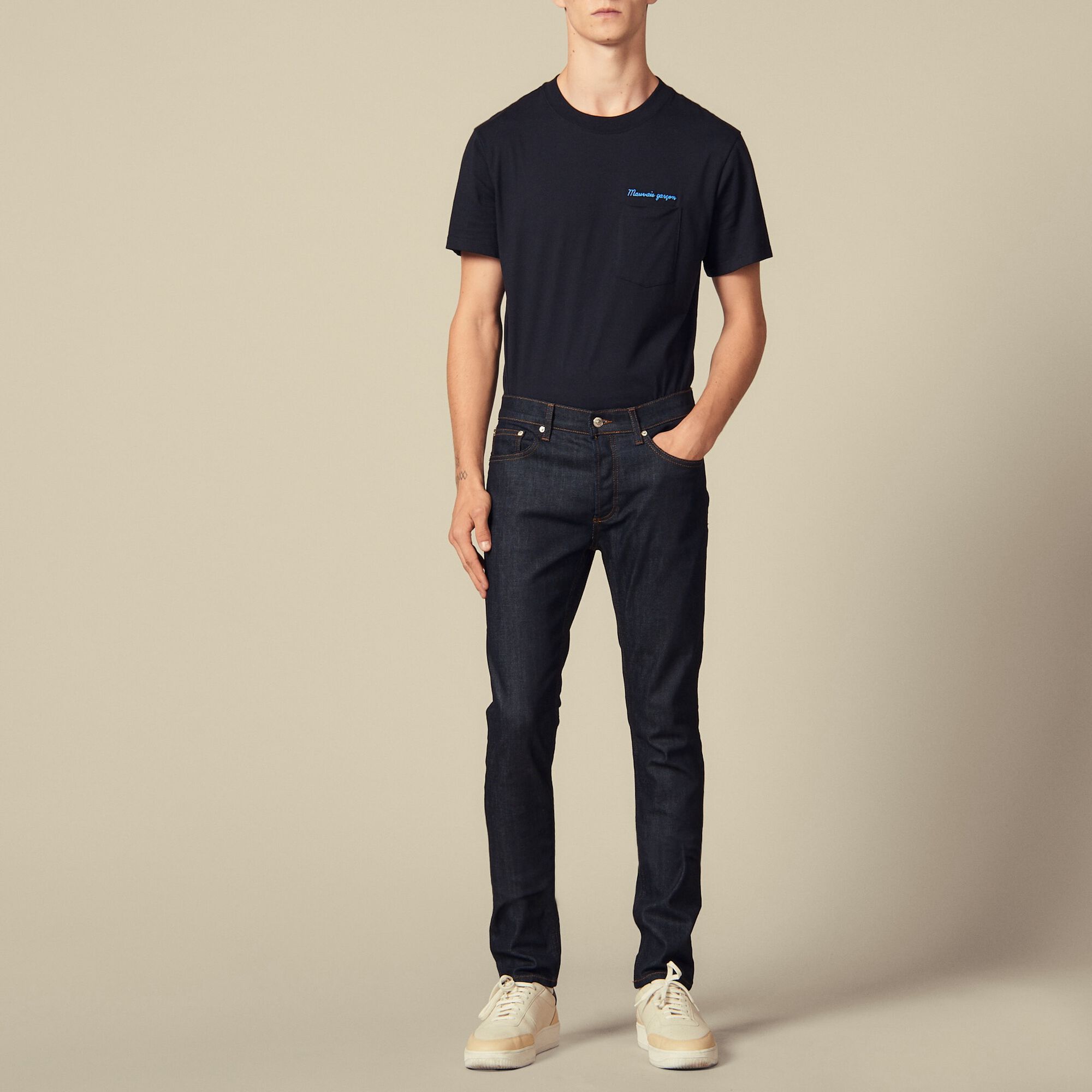 Vaquero en bruto de corte skinny