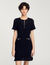 Vestido corto de punto
