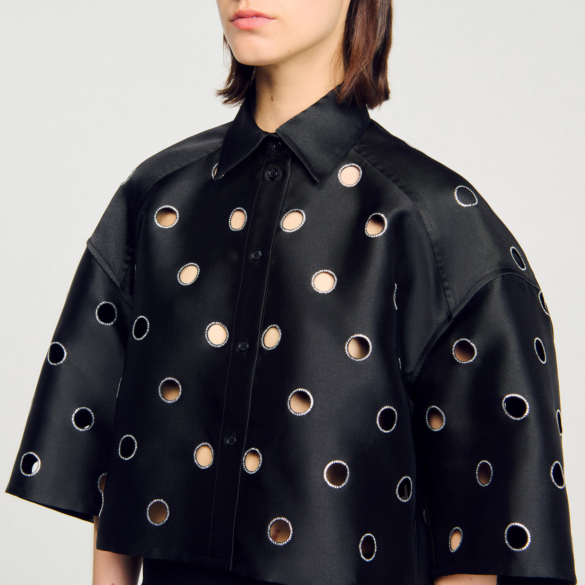 Camisa con strass