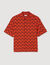 Camisa fluida con estampado de cuerda