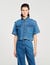 Camisa corta de denim