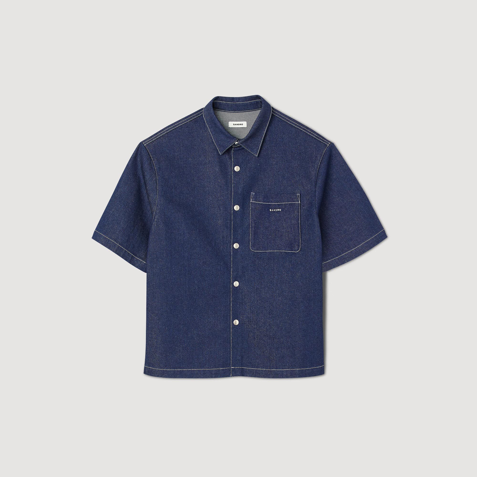 Camisa de denim