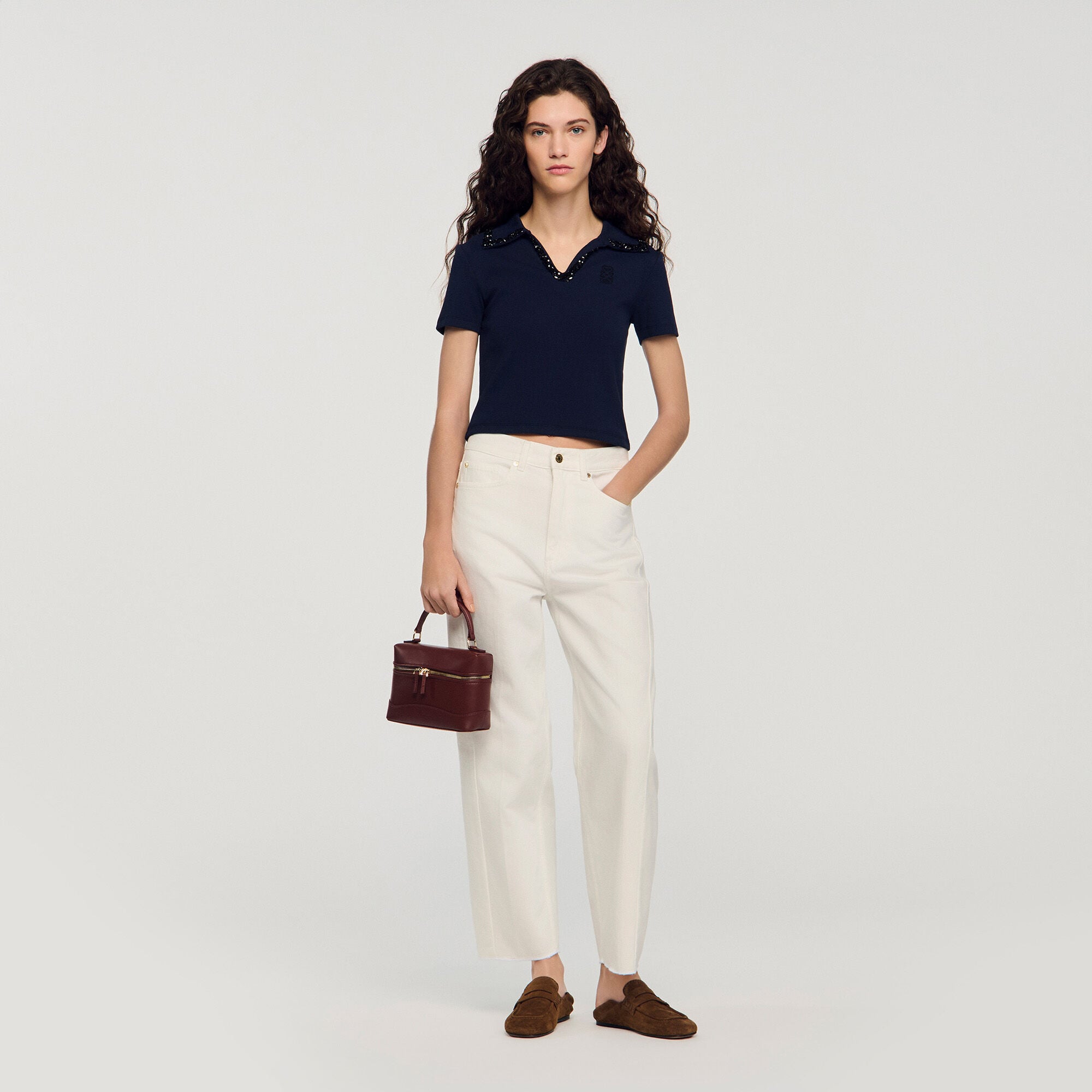 Bolso Tangolino de cuero liso