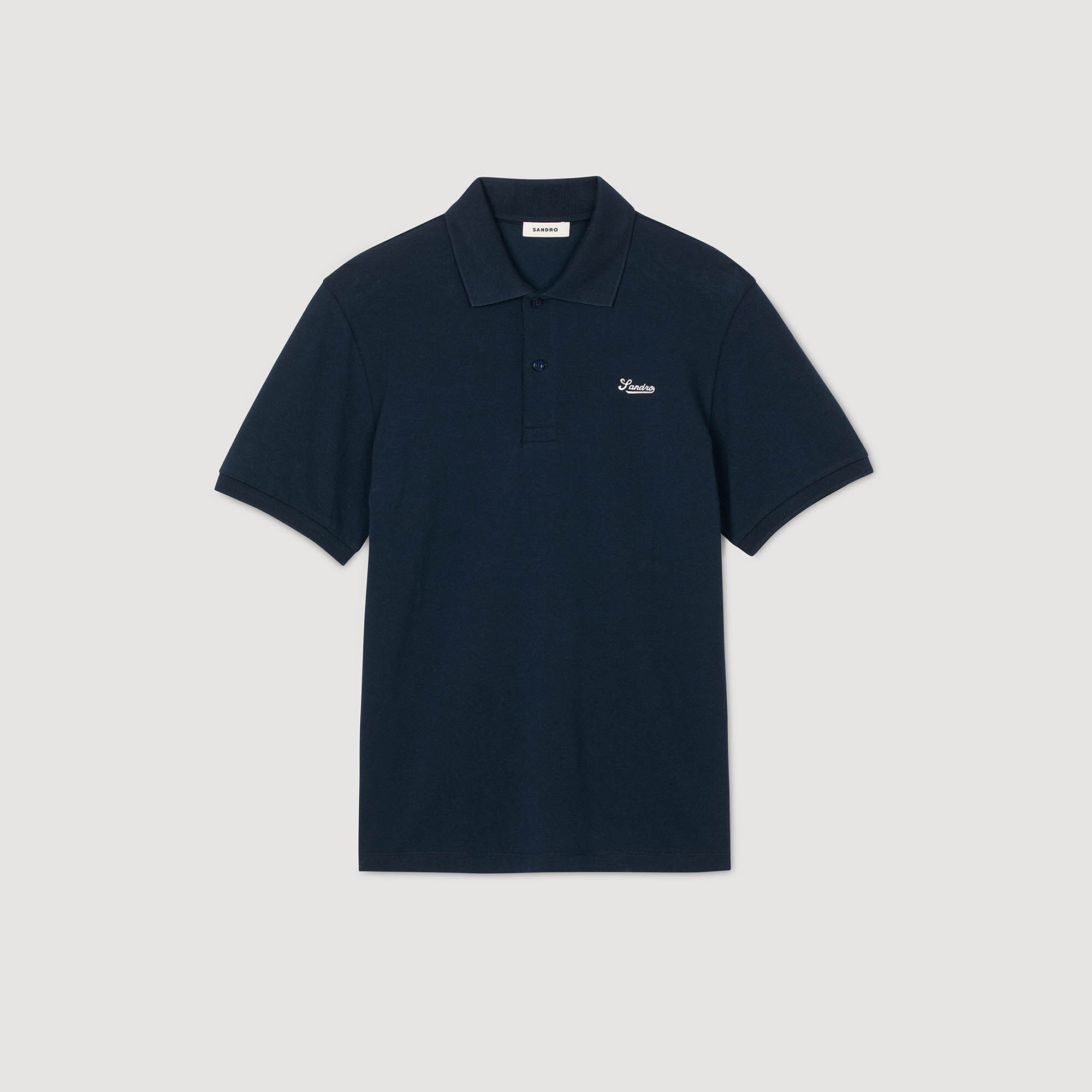 Polo de piqué de algodón