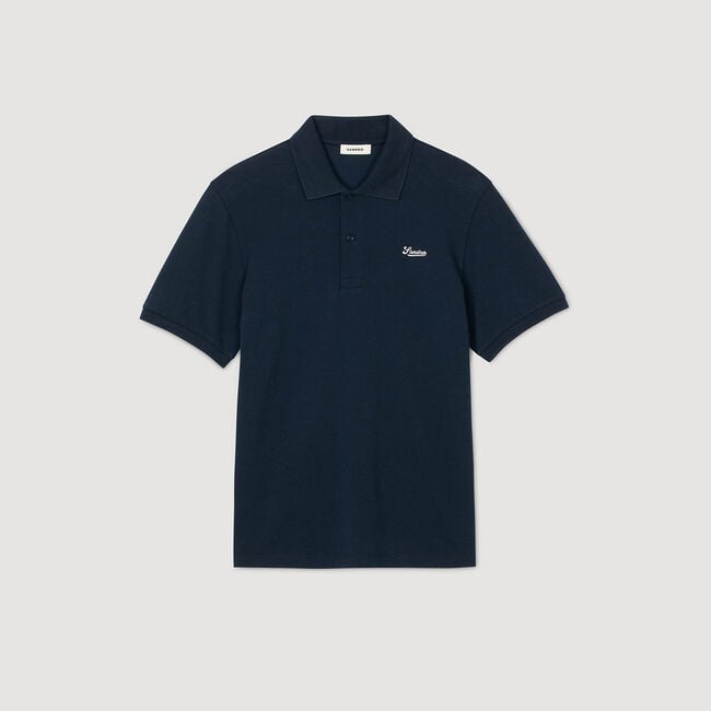 Polo de piqué de algodón