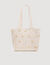 Bolso de ganchillo con borlas