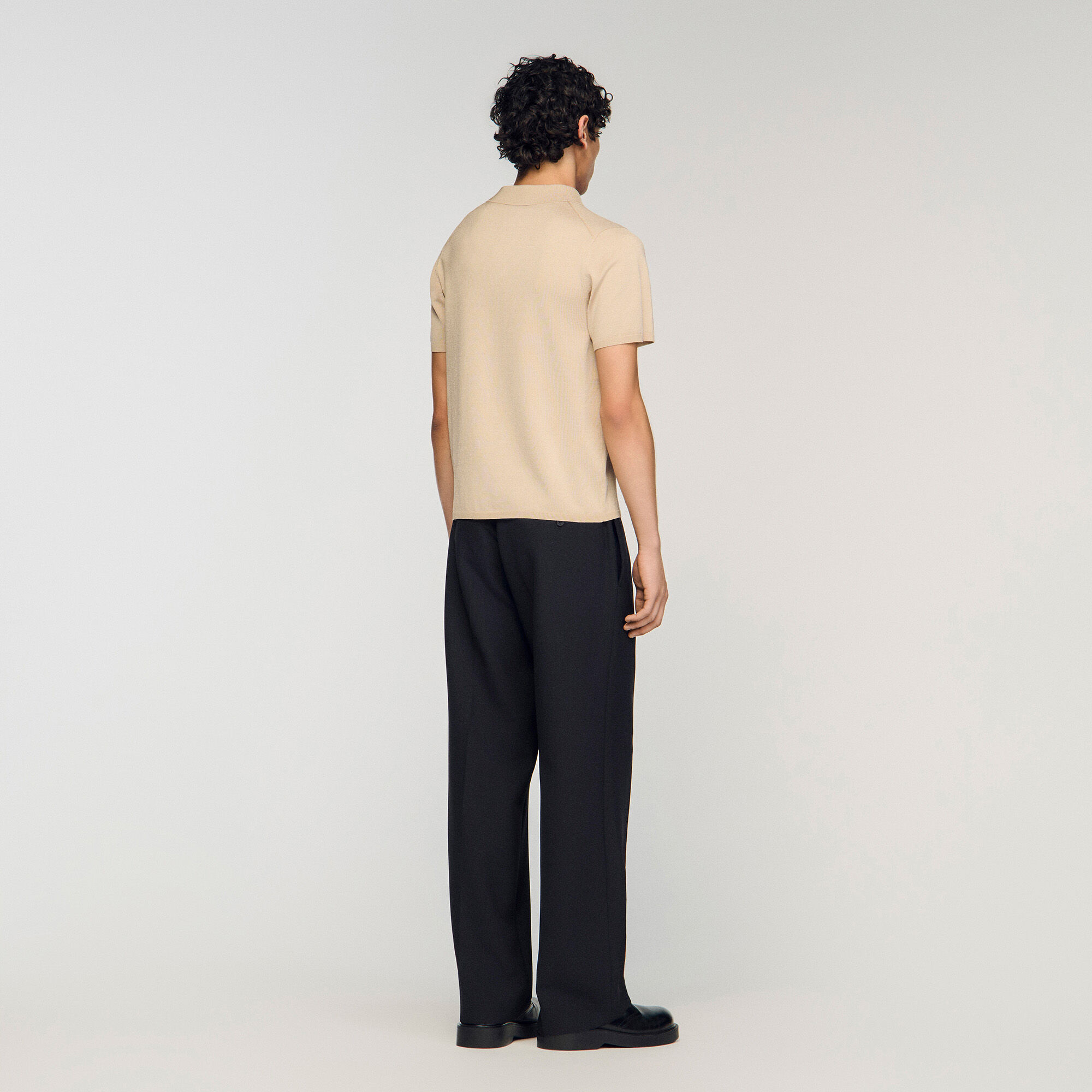 Polo de manga corta de punto