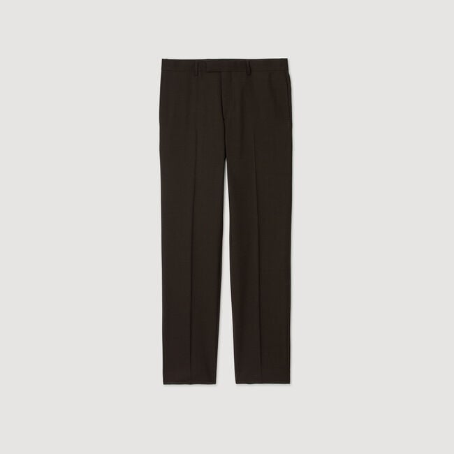 Pantalón de traje en lana