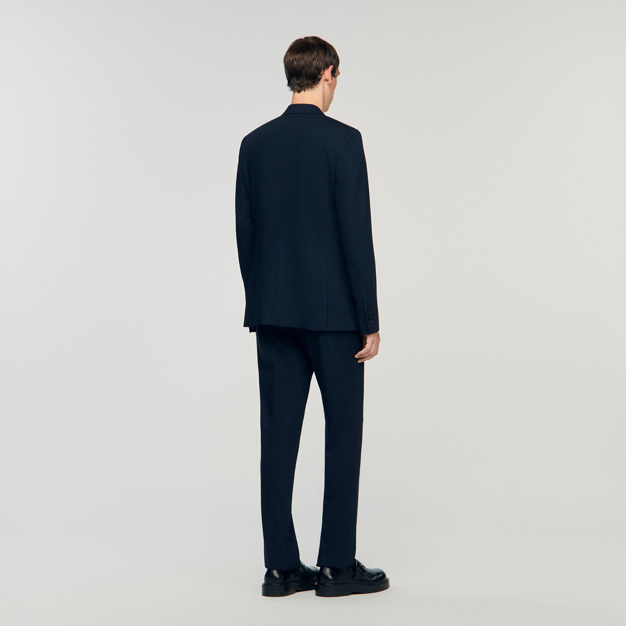 Chaqueta de traje cruzada