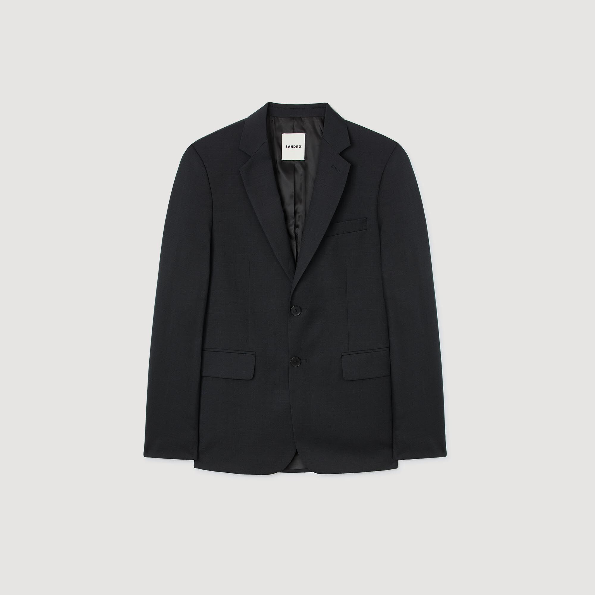 Chaqueta de traje de lana