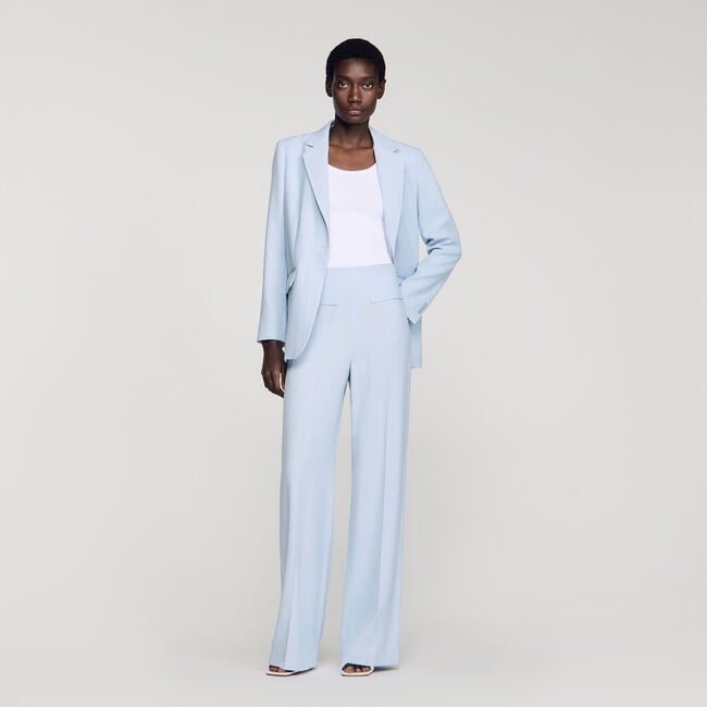 Pantal&oacute;n de rayas con lentejuelas