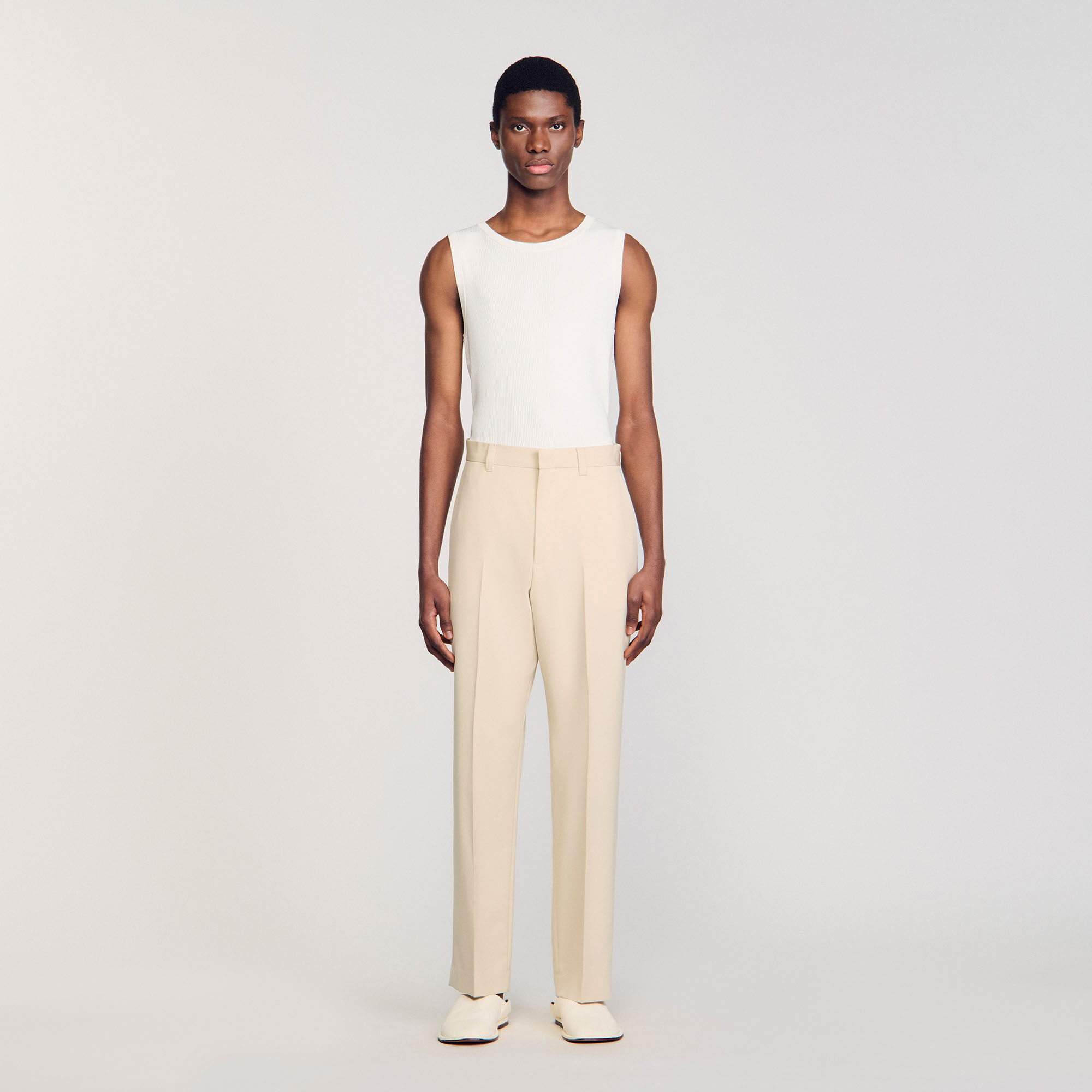 Pantalón de traje de lana
