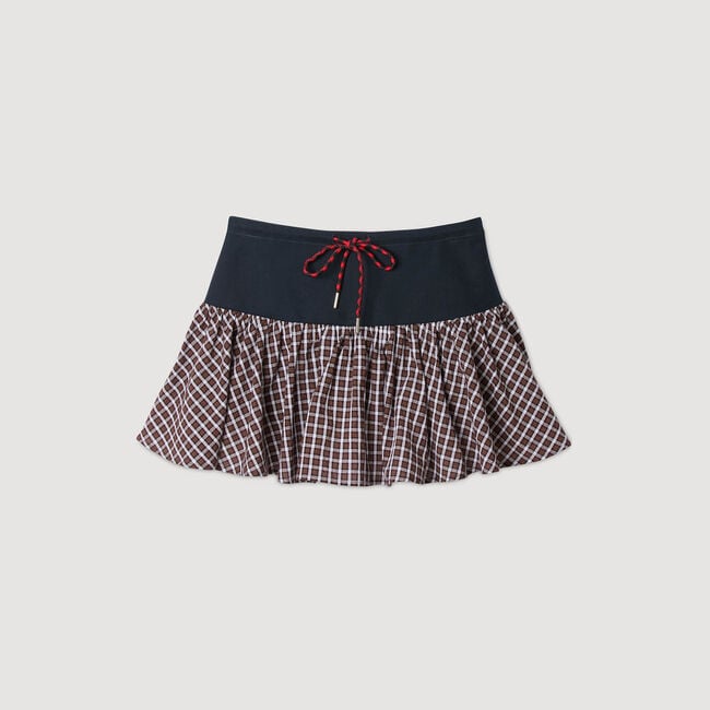 Falda pantalón de cuadros