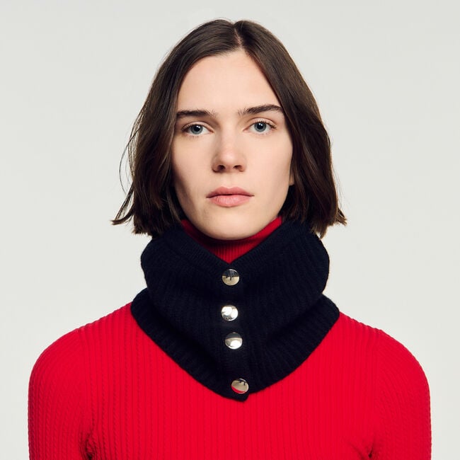 Cuello alto con botones - Mujer | Sandro