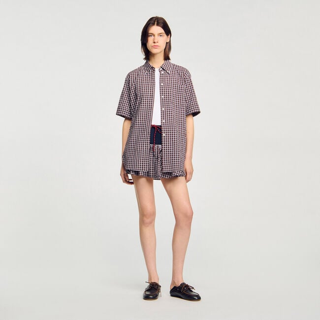 Camisa oversize a cuadros