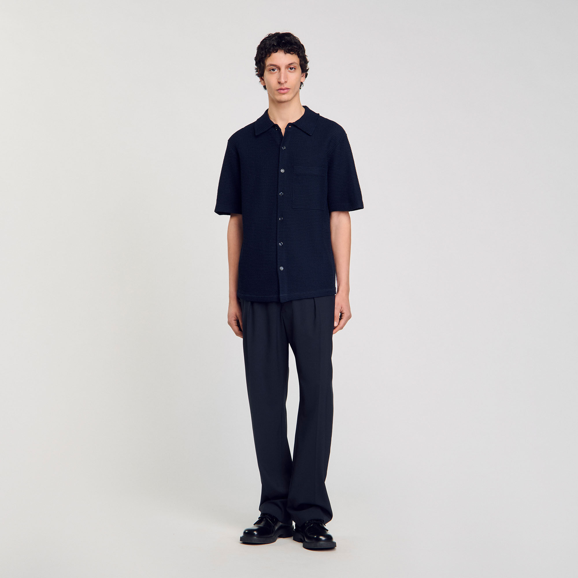 Camisa de nido de abeja