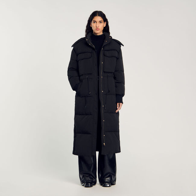 Anorak largo acolchado