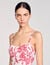 Vestido largo con estampado floral