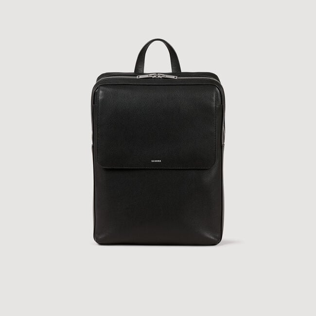 Mochila de cuero reciclado
