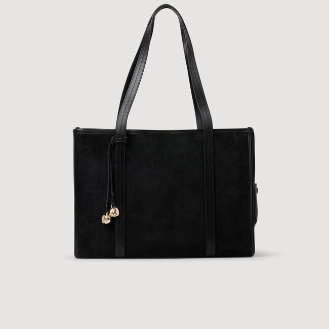 Bolso tote de ante flexible