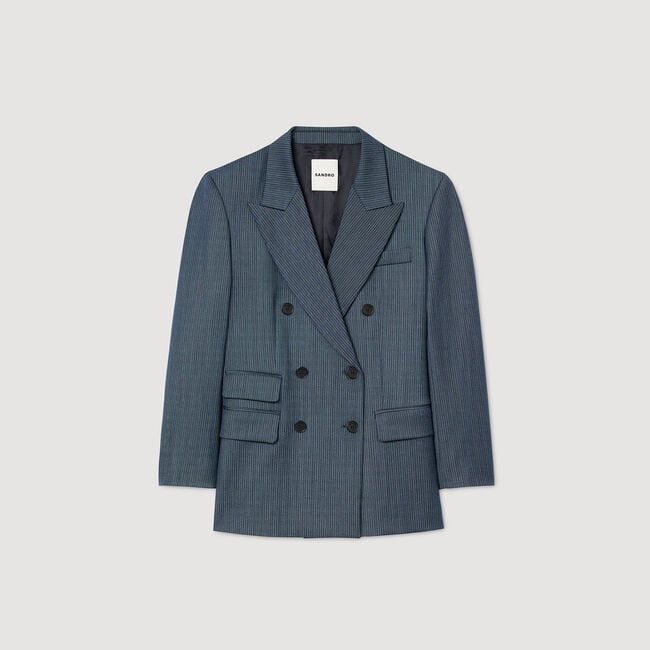 Chaqueta sastre de rayas
