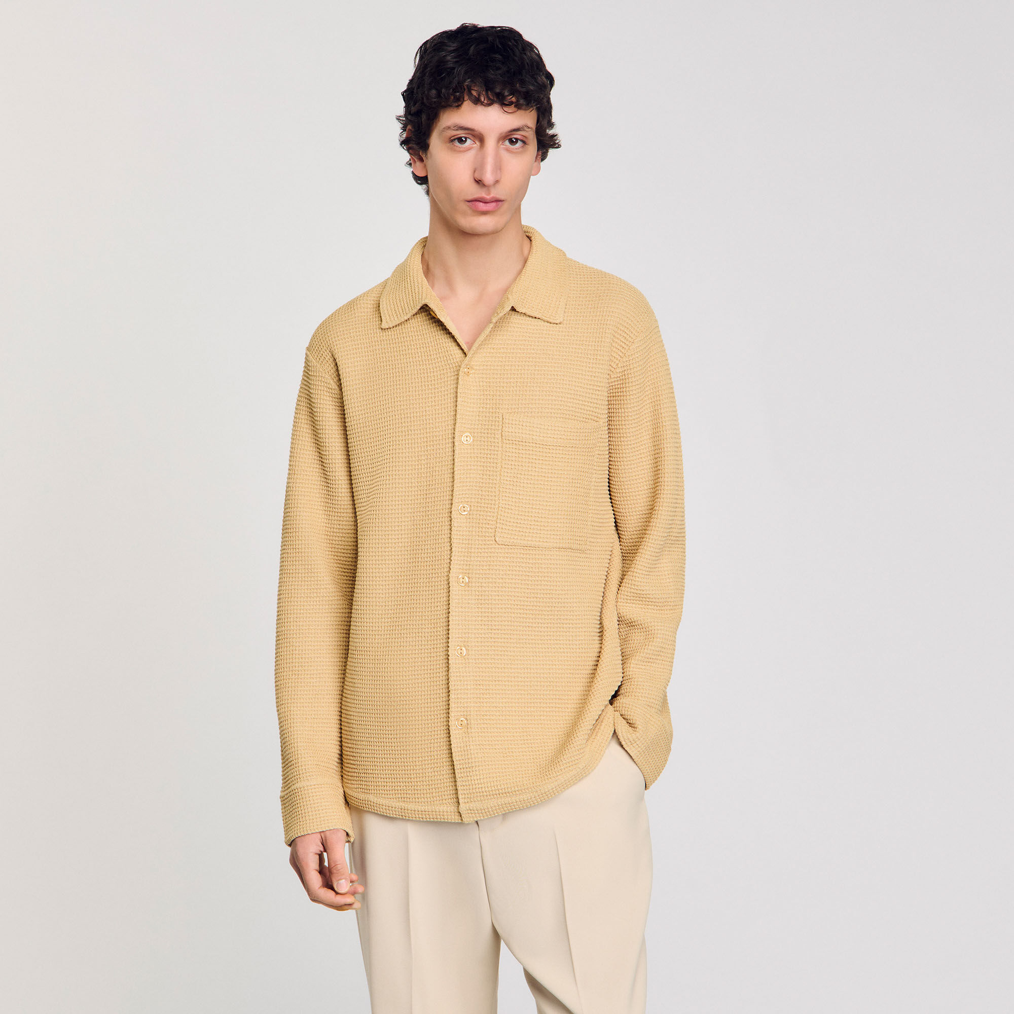 Camisa oversize de punto