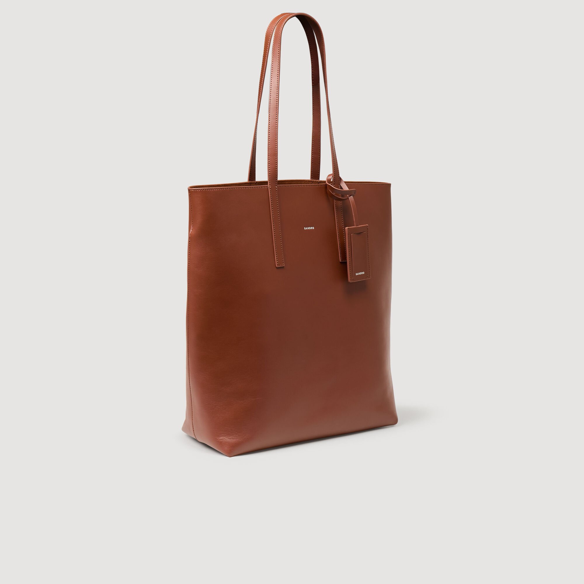 Bolso tote de cuero