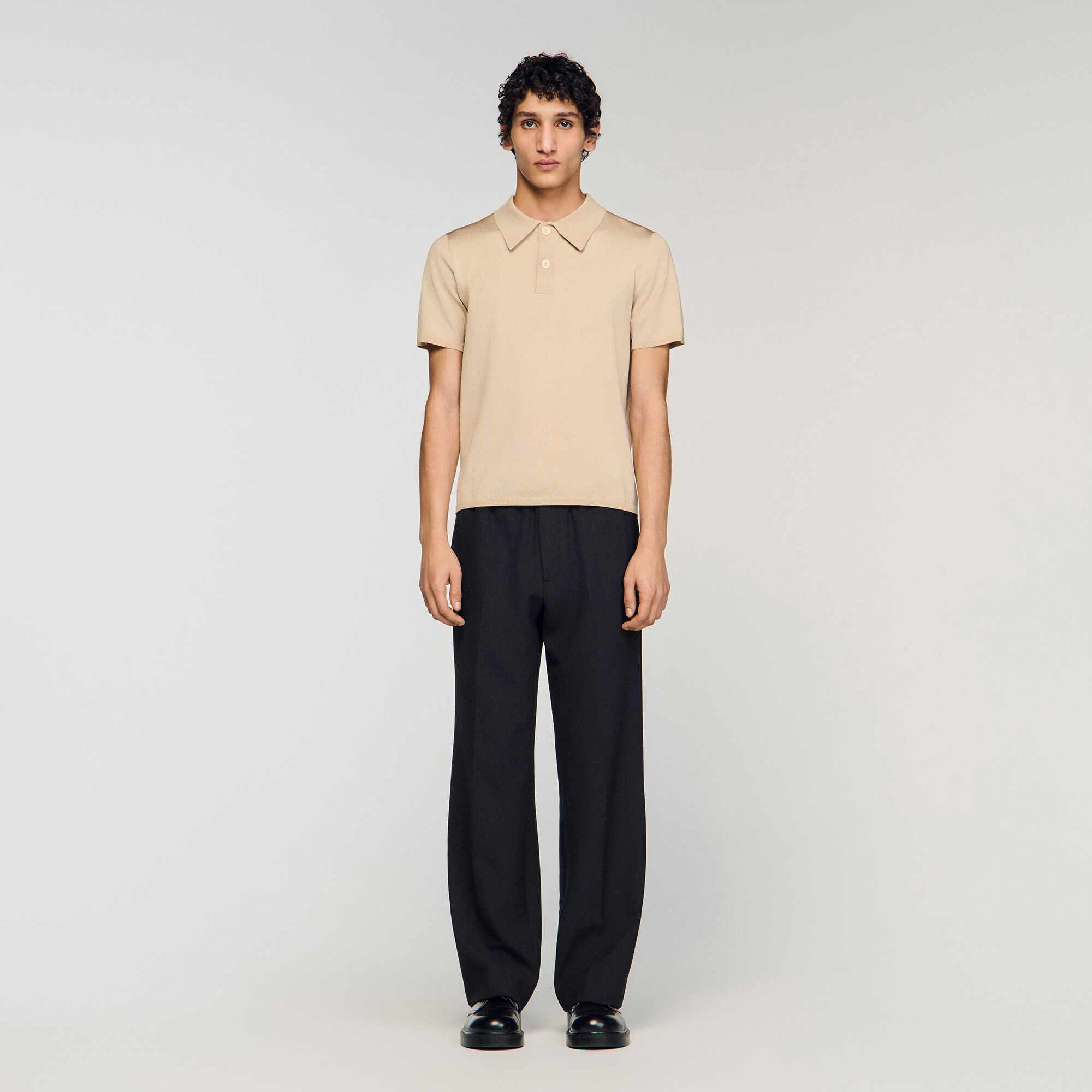 Polo de manga corta de punto