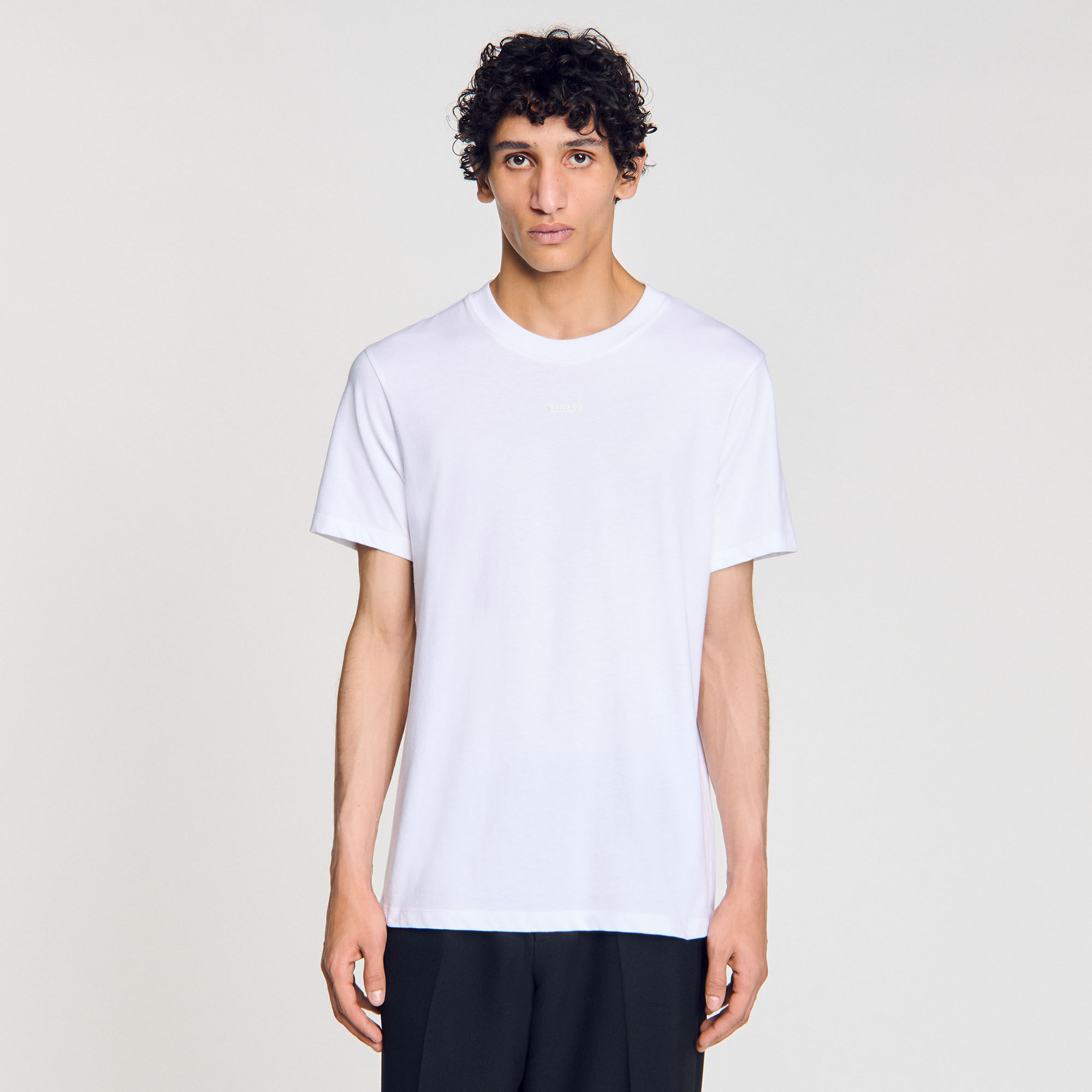 Camiseta de algodón con logotipo