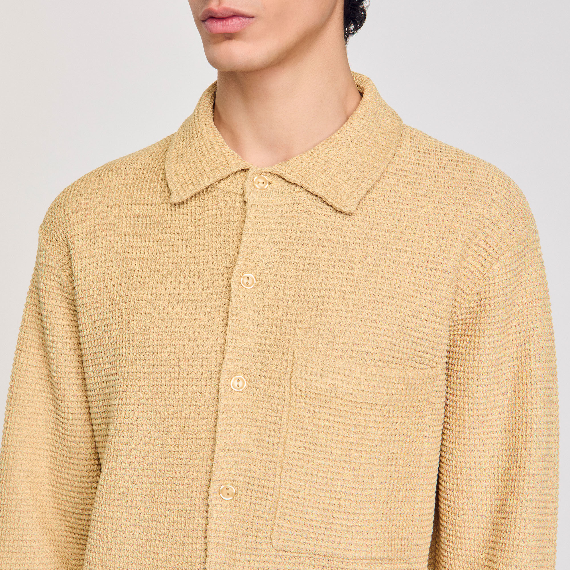 Camisa oversize de punto