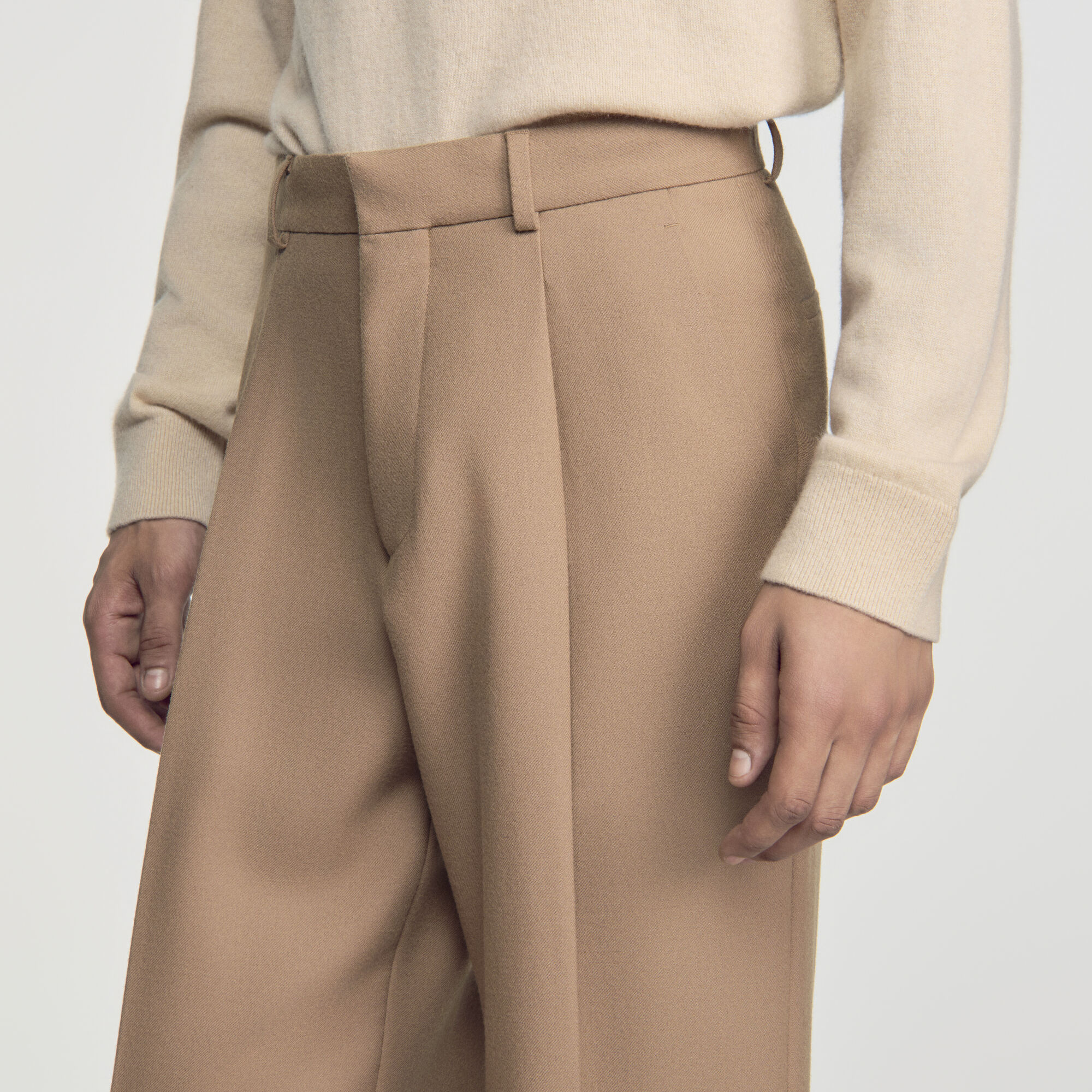 Pantal&oacute;n de traje de lana
