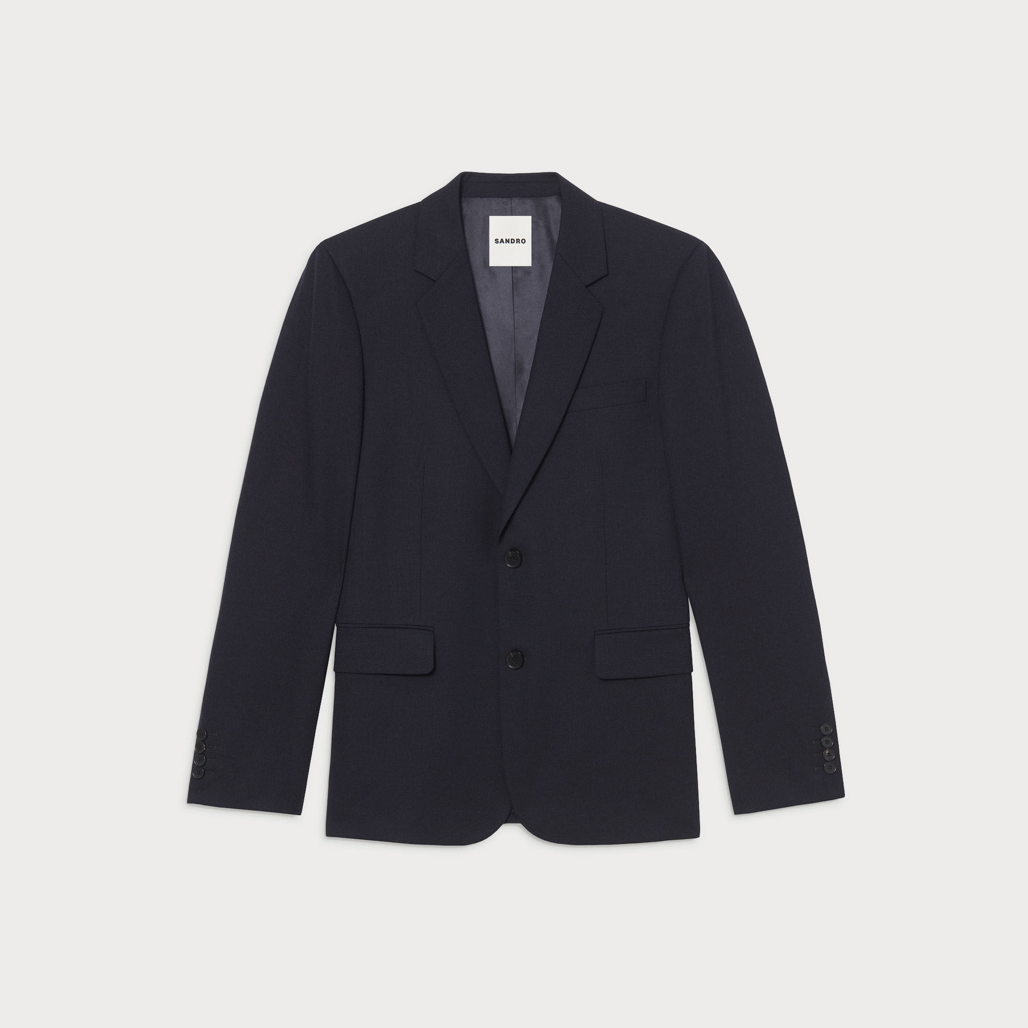 Chaqueta de traje de lana