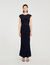 Vestido largo drapeado