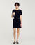 Vestido corto de punto